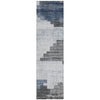 Piper Looms Chantille Geometric ACN1829 Blue Machine Washable Area Rug Runner Main Image