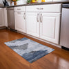 Piper Looms Chantille Geometric ACN1829 Blue Machine Washable Area Rug Scatter Lifestyle Image Feature