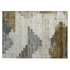 Piper Looms Chantille Geometric ACN1829 Brown Machine Washable Area Rug Scatter Main Image