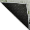 Piper Looms Chantille Geometric ACN1829 Fern Machine Washable Area Rug Backing Image
