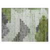 Piper Looms Chantille Geometric ACN1829 Fern Machine Washable Area Rug Scatter Main Image