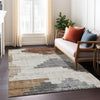 Piper Looms Chantille Geometric ACN1829 Paprika Machine Washable Area Rug Lifestyle Image Feature