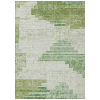 Piper Looms Chantille Geometric ACN1829 Sage Machine Washable Area Rug main image