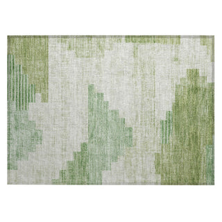 Piper Looms Chantille Geometric ACN1829 Sage Machine Washable Area Rug Scatter Main Image