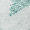 Piper Looms Chantille Geometric ACN1829 Teal Machine Washable Area Rug Swatch Image