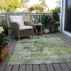 Piper Looms Chantille Modern ACN1830 Aloe Machine Washable Area Rug Outdoor Lifestyle Image Feature