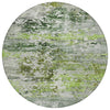 Piper Looms Chantille Modern ACN1830 Aloe Machine Washable Area Rug Round Main Image
