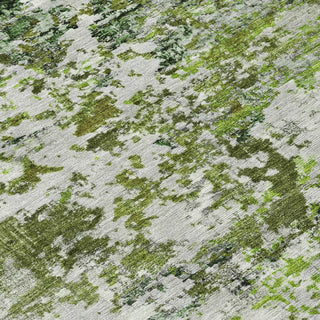 Piper Looms Chantille Modern ACN1830 Aloe Machine Washable Area Rug Swatch Image