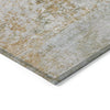 Piper Looms Chantille Modern ACN1830 Coral Machine Washable Area Rug Corner Image