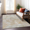 Piper Looms Chantille Modern ACN1830 Coral Machine Washable Area Rug Lifestyle Image Feature