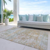 Piper Looms Chantille Modern ACN1830 Coral Machine Washable Area Rug Outdoor Lifestyle Image Feature