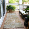 Piper Looms Chantille Modern ACN1830 Coral Machine Washable Area Rug Runner Outdoor Lifestyle Image Feature