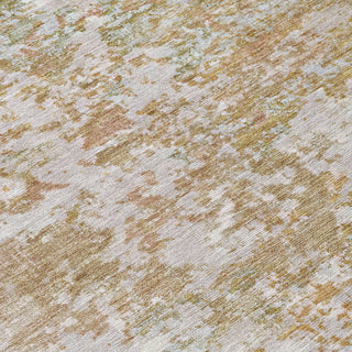 Piper Looms Chantille Modern ACN1830 Coral Machine Washable Area Rug Swatch Image