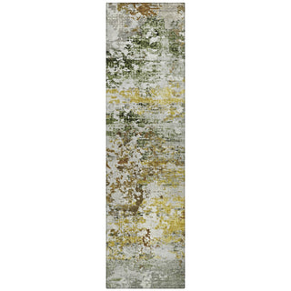 Piper Looms Chantille Modern ACN1830 Gold Machine Washable Area Rug Runner Main Image