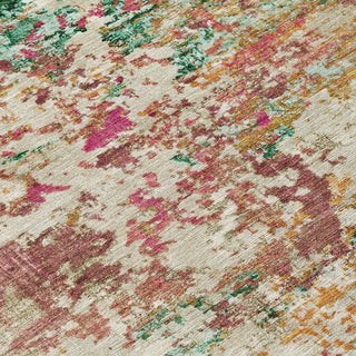 Piper Looms Chantille Modern ACN1830 Orange Machine Washable Area Rug Swatch Image