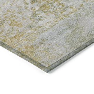 Piper Looms Chantille Modern ACN1830 Sage Machine Washable Area Rug Corner Image
