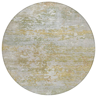 Piper Looms Chantille Modern ACN1830 Sage Machine Washable Area Rug Round Main Image