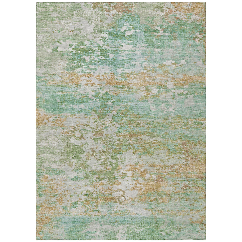 Piper Looms Chantille Modern ACN1830 Teal Machine Washable Area Rug main image