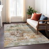Piper Looms Chantille Modern ACN1830 Terracotta Machine Washable Area Rug Lifestyle Image Feature