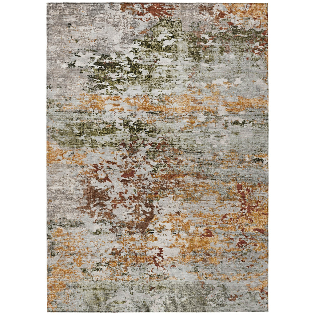 Piper Looms Chantille Modern ACN1830 Terracotta Machine Washable Area Rug main image