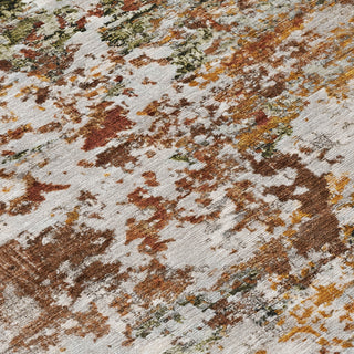 Piper Looms Chantille Modern ACN1830 Terracotta Machine Washable Area Rug Swatch Image