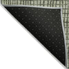 Piper Looms Chantille Geometric ACN1831 Aloe Machine Washable Area Rug Backing Image
