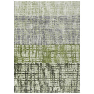Piper Looms Chantille Geometric ACN1831 Aloe Machine Washable Area Rug main image