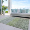 Piper Looms Chantille Geometric ACN1831 Aloe Machine Washable Area Rug Outdoor Lifestyle Image Feature