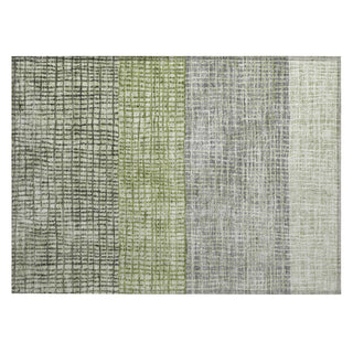 Piper Looms Chantille Geometric ACN1831 Aloe Machine Washable Area Rug Scatter Main Image