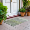 Piper Looms Chantille Geometric ACN1831 Aloe Machine Washable Area Rug Scatter Outdoor Lifestyle Image Feature