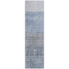 Piper Looms Chantille Geometric ACN1831 Blue Machine Washable Area Rug Runner Main Image