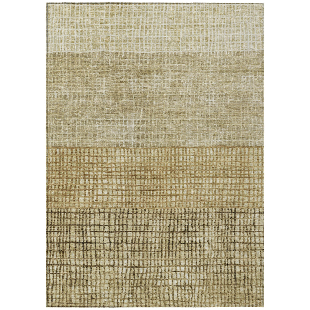 Piper Looms Chantille Geometric ACN1831 Brown Machine Washable Area Rug main image