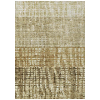 Piper Looms Chantille Geometric ACN1831 Brown Machine Washable Area Rug main image