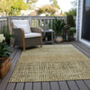 Piper Looms Chantille Geometric ACN1831 Brown Machine Washable Area Rug Outdoor Lifestyle Image Feature