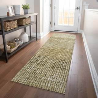 Piper Looms Chantille Geometric ACN1831 Brown Machine Washable Area Rug Runner Lifestyle Image Feature