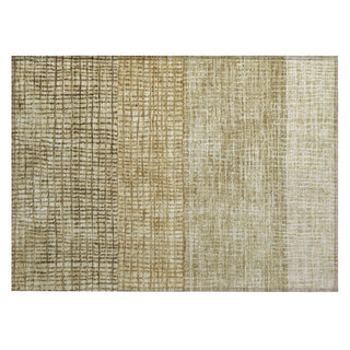 Piper Looms Chantille Geometric ACN1831 Brown Machine Washable Area Rug Scatter Main Image