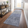 Piper Looms Chantille Geometric ACN1831 Denim Machine Washable Area Rug Runner Lifestyle Image Feature