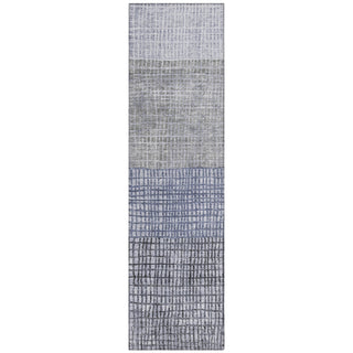 Piper Looms Chantille Geometric ACN1831 Denim Machine Washable Area Rug Runner Main Image
