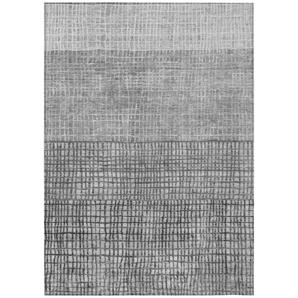Piper Looms Chantille Geometric ACN1831 Gray Machine Washable Area Rug main image