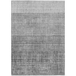 Piper Looms Chantille Geometric ACN1831 Gray Machine Washable Area Rug main image