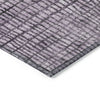 Piper Looms Chantille Geometric ACN1831 Plum Machine Washable Area Rug Corner Image