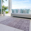 Piper Looms Chantille Geometric ACN1831 Purple Machine Washable Area Rug Outdoor Lifestyle Image Feature