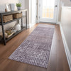 Piper Looms Chantille Geometric ACN1831 Purple Machine Washable Area Rug Runner Lifestyle Image Feature