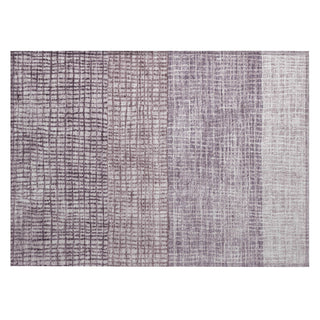 Piper Looms Chantille Geometric ACN1831 Purple Machine Washable Area Rug Scatter Main Image