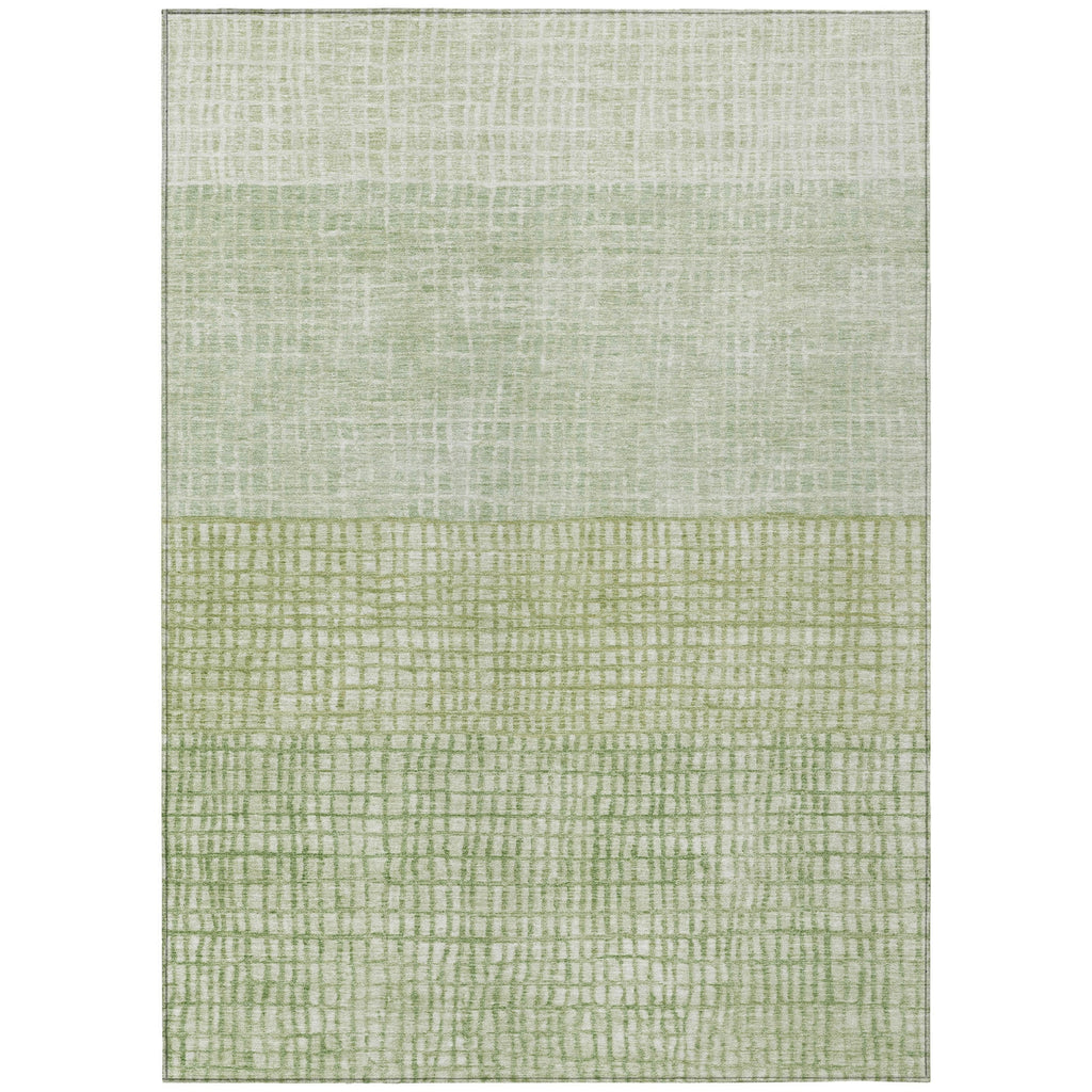 Piper Looms Chantille Geometric ACN1831 Sage Machine Washable Area Rug main image
