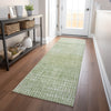 Piper Looms Chantille Geometric ACN1831 Sage Machine Washable Area Rug Runner Lifestyle Image Feature