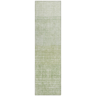 Piper Looms Chantille Geometric ACN1831 Sage Machine Washable Area Rug Runner Main Image