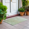 Piper Looms Chantille Geometric ACN1831 Sage Machine Washable Area Rug Scatter Outdoor Lifestyle Image Feature