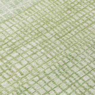 Piper Looms Chantille Geometric ACN1831 Sage Machine Washable Area Rug Swatch Image