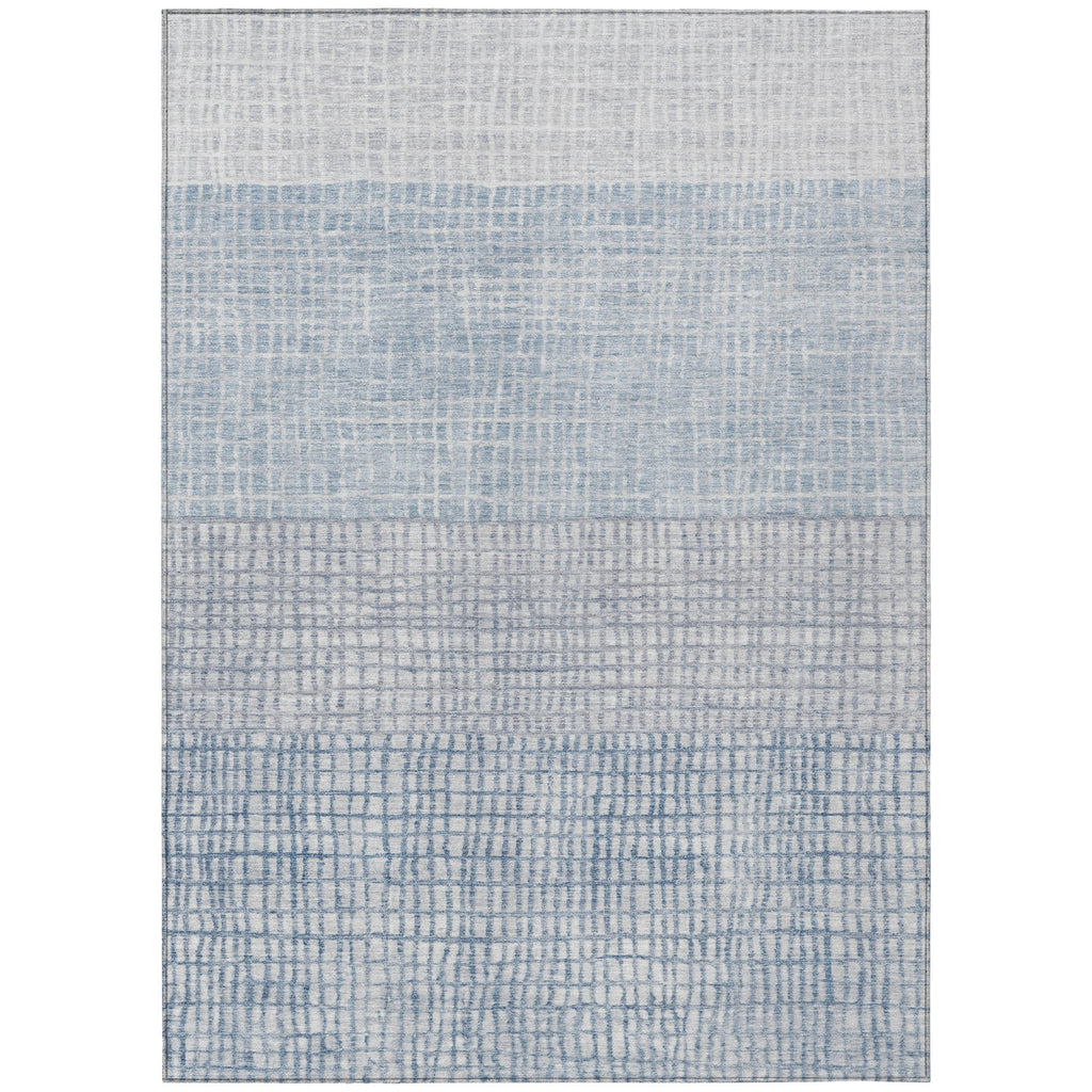 Piper Looms Chantille Geometric ACN1831 Sky Machine Washable Area Rug main image